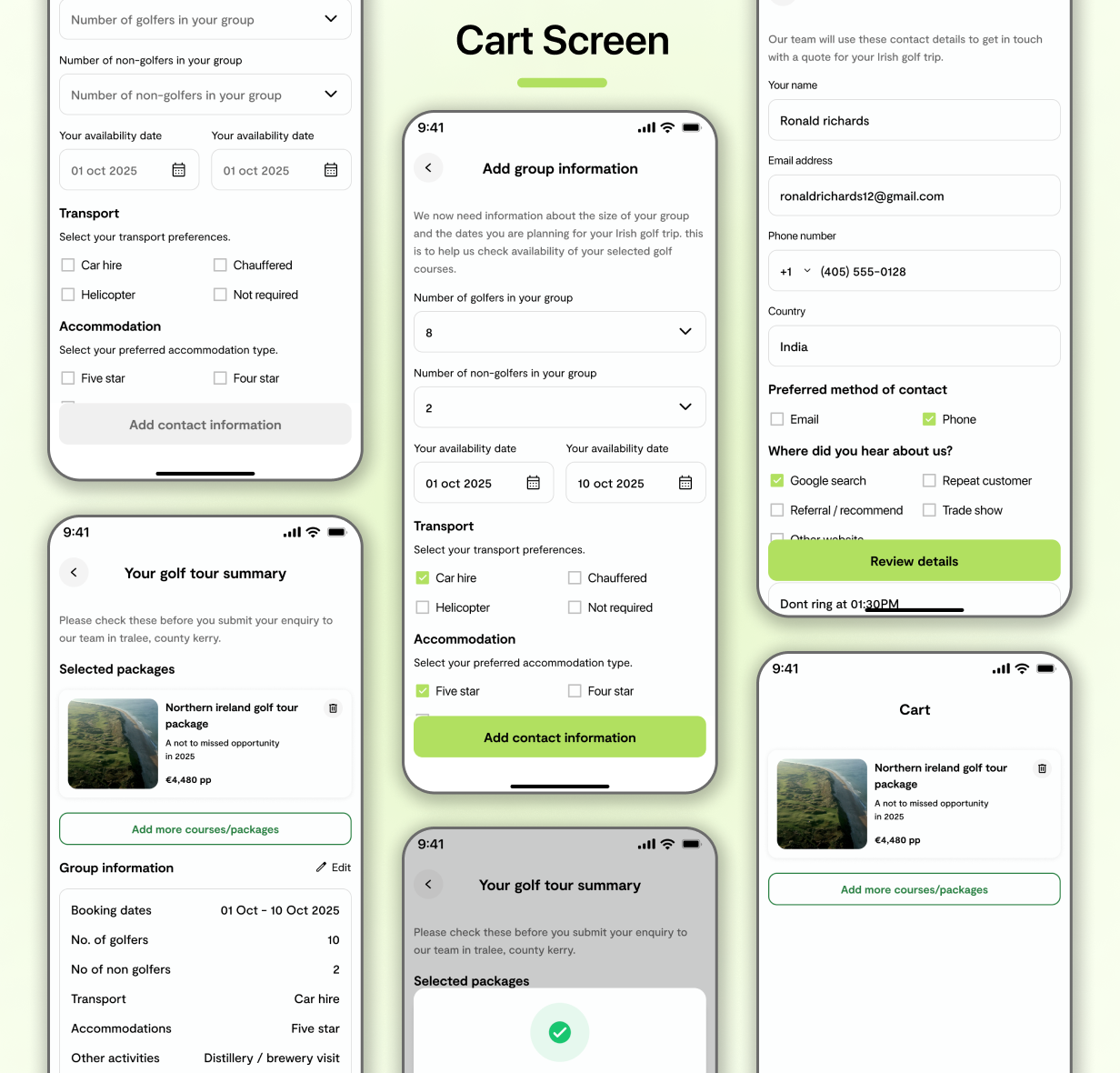 SwingMate Golf Booking App Preview 5